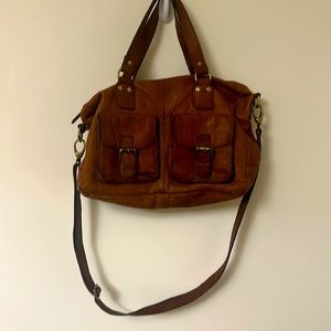 Anthropologie Genuine Leather Holding Horses Bag